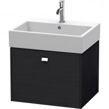 Duravit BR405301016 - Brioso One Drawer Wall-Mount Vanity Unit Oak Black