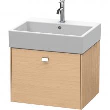 Duravit BR405301030 - Brioso One Drawer Wall-Mount Vanity Unit Natural Oak