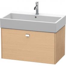 Duravit BR405501030 - Brioso One Drawer Wall-Mount Vanity Unit Natural Oak