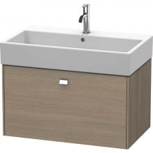 Duravit BR405501035 - Brioso One Drawer Wall-Mount Vanity Unit Oak Terra