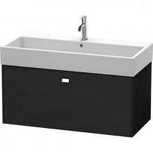 Duravit BR405601016 - Brioso One Drawer Wall-Mount Vanity Unit Oak Black