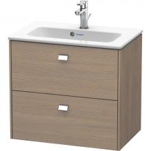 Duravit BR411001035 - Brioso Two Drawer Wall-Mount Vanity Unit Oak Terra