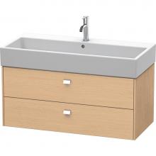 Duravit BR415601030 - Brioso Two Drawer Wall-Mount Vanity Unit Natural Oak