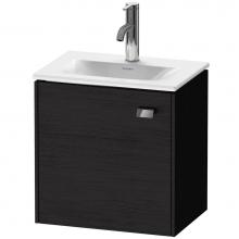 Duravit BR4208L1016 - Brioso One Door Wall-Mount Vanity Unit Oak Black