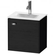 Duravit BR4208R1016 - Brioso One Door Wall-Mount Vanity Unit Oak Black