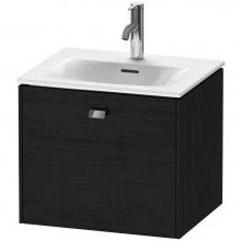 Duravit BR420901016 - Brioso One Drawer Wall-Mount Vanity Unit Oak Black