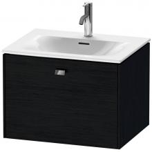 Duravit BR421001016 - Brioso One Drawer Wall-Mount Vanity Unit Oak Black