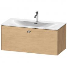 Duravit BR421301030 - Brioso One Drawer Wall-Mount Vanity Unit Natural Oak