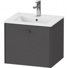 Duravit BR422704949 - Brioso One Drawer Wall-Mount Vanity Unit Graphite