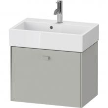 Duravit BR422800707 - Brioso One Drawer Wall-Mount Vanity Unit Concrete Gray