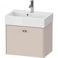 Duravit BR422801091 - Brioso One Drawer Wall-Mount Vanity Unit Taupe