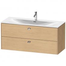 Duravit BR431401030 - Brioso Two Drawer Wall-Mount Vanity Unit Natural Oak