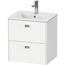 Duravit BR432701018 - Brioso Two Drawer Wall-Mount Vanity Unit White