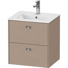 Duravit BR432701075 - Brioso Two Drawer Wall-Mount Vanity Unit Linen