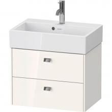 Duravit BR432801022 - Brioso Two Drawer Wall-Mount Vanity Unit White