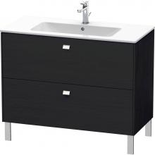 Duravit BR440301016 - Duravit Brioso 40 1/8'' Wall Mount Two Drawer Single Vanity Cabinet in Black Oak, Sink S