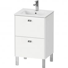 Duravit BR440801018 - Brioso Two Drawer Floorstanding Vanity Unit White