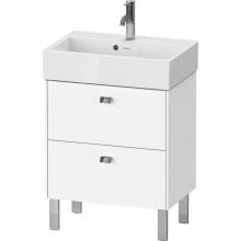 Duravit BR440901018 - Brioso Two Drawer Floorstanding Vanity Unit White