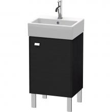 Duravit BR4430R1016 - Brioso One Door Floorstanding Vanity Unit Oak Black