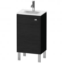 Duravit BR4508L1016 - Brioso One Door Floorstanding Vanity Unit Oak Black