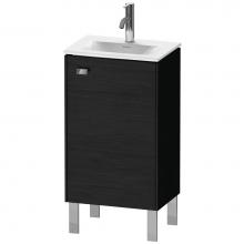 Duravit BR4508R1016 - Brioso One Door Floorstanding Vanity Unit Oak Black