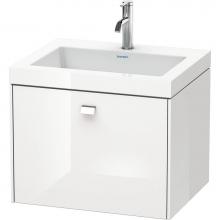 Duravit BR4600T4343 - Duravit Brioso C-Bonded Wall-Mounted Vanity  Basalt Matte