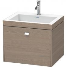 Duravit BR4600O1035 - Brioso One Drawer C-Bonded Wall-Mount Vanity Kit Oak Terra