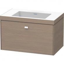 Duravit BR4601N1035 - Brioso One Drawer C-Bonded Wall-Mount Vanity Kit Oak Terra