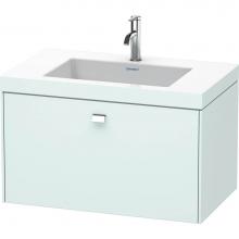 Duravit BR4601O1009 - Duravit Brioso C-Bonded Wall-Mounted Vanity  Light Blue Matte