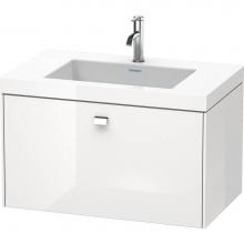 Duravit BR4601T2222 - Duravit Brioso C-Bonded Wall-Mounted Vanity  White High Gloss