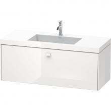 Duravit BR4603T4949 - Duravit Brioso C-Bonded Wall-Mounted Vanity  Graphite Matte