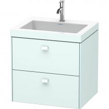 Duravit BR4605O0909 - Duravit Brioso C-Bonded Wall-Mounted Vanity  Light Blue Matte