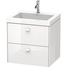 Duravit BR4605T2222 - Duravit Brioso C-Bonded Wall-Mounted Vanity  White High Gloss