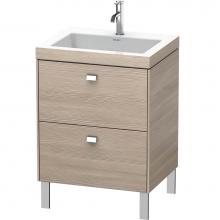 Duravit BR4700O1031 - Duravit Brioso C-Bonded Floorstanding Vanity  Pine Silver