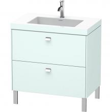 Duravit BR4701O1009 - Duravit Brioso C-Bonded Floorstanding Vanity  Light Blue Matte