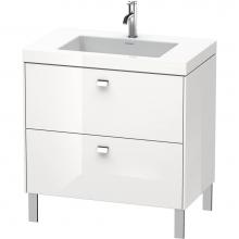 Duravit BR4701T1031 - Duravit Brioso C-Bonded Floorstanding Vanity  Pine Silver