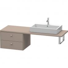 Duravit BR513804343 - Duravit Brioso Low Cabinet for Console  Basalt Matte