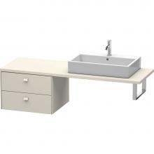 Duravit BR513809191 - Duravit Brioso Low Cabinet for Console  Taupe Matte