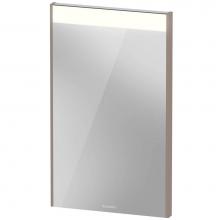 Duravit BR702004343 - Duravit Brioso Mirror with Lighting Basalt