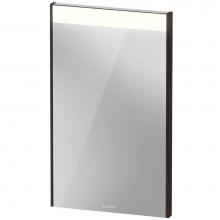 Duravit BR702005353 - Duravit Brioso Mirror with Lighting Chestnut Dark