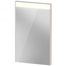 Duravit BR702009191 - Duravit Brioso Mirror with Lighting Taupe