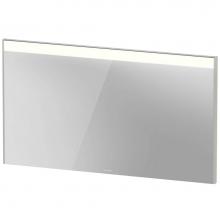 Duravit BR702400707 - Duravit Brioso Mirror with Lighting Concrete Gray