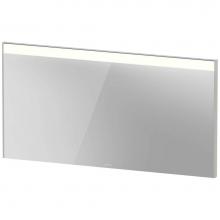 Duravit BR702500707 - Duravit Brioso Mirror with Lighting Concrete Gray