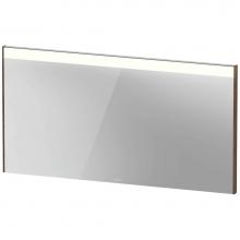 Duravit BR702502121 - Duravit Brioso Mirror with Lighting Walnut Dark