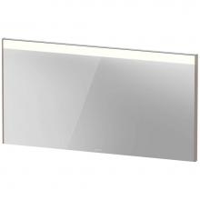 Duravit BR702504343 - Duravit Brioso Mirror with Lighting Basalt