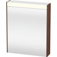 Duravit BR7101L2121 - Duravit Brioso Mirror Cabinet with Lighting Walnut Dark