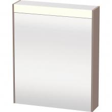 Duravit BR7101L43436000 - Brioso Mirror Cabinet with Lighting Basalt