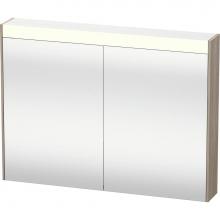 Duravit BR710203131 - Duravit Brioso Mirror Cabinet with lighting  Pine Silver