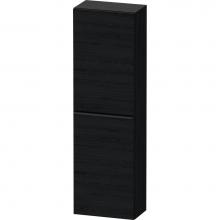 Duravit DE1318L1616 - D-Neo Wall-Mount Semi-Tall Cabinet Oak Black