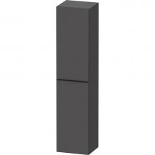 Duravit DE1328R4949 - D-Neo Wall-Mount Tall Cabinet Graphite